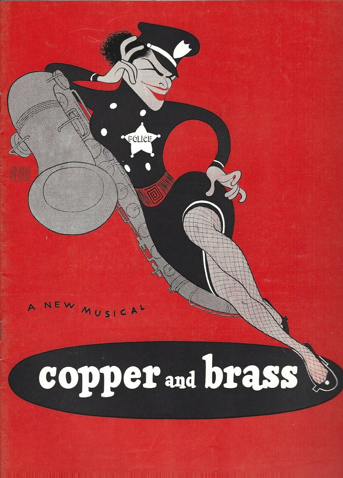 Copper And Brass Souvenir Program Book, Nancy Walker, Joan Blondell, 1957