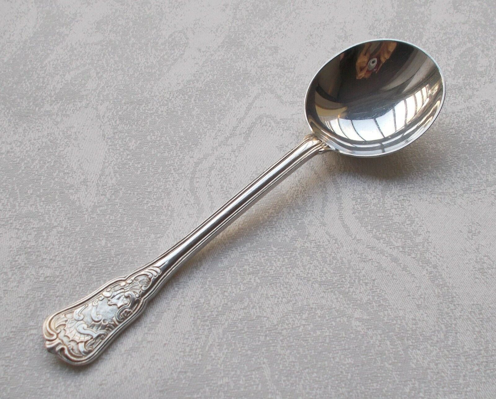 Rare Spoon Decor With Rocaille 925er Sterling Silver From Norway