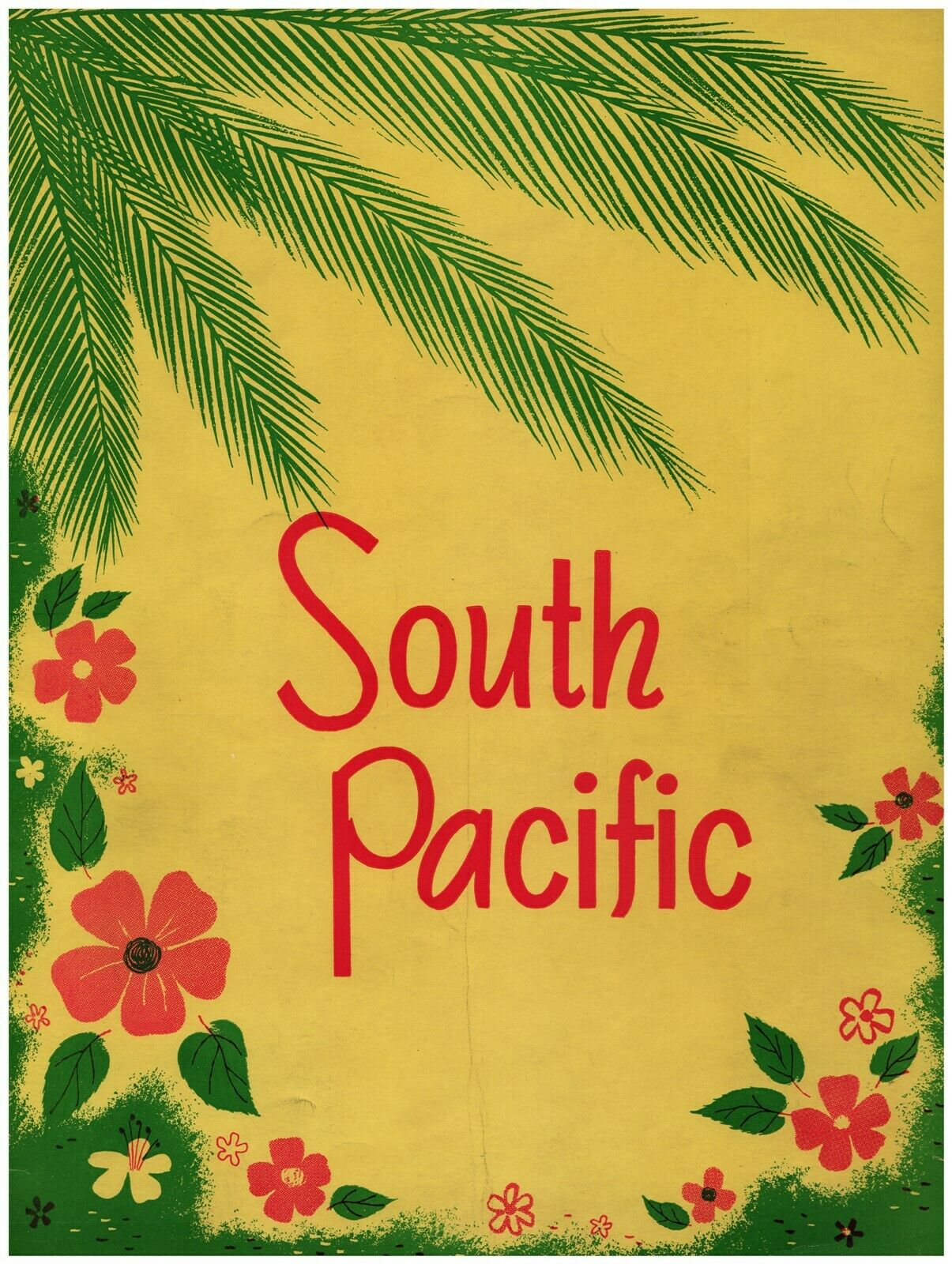 1950 Souvenir Program For South Pacific Janet Blair And Richard Eastham
