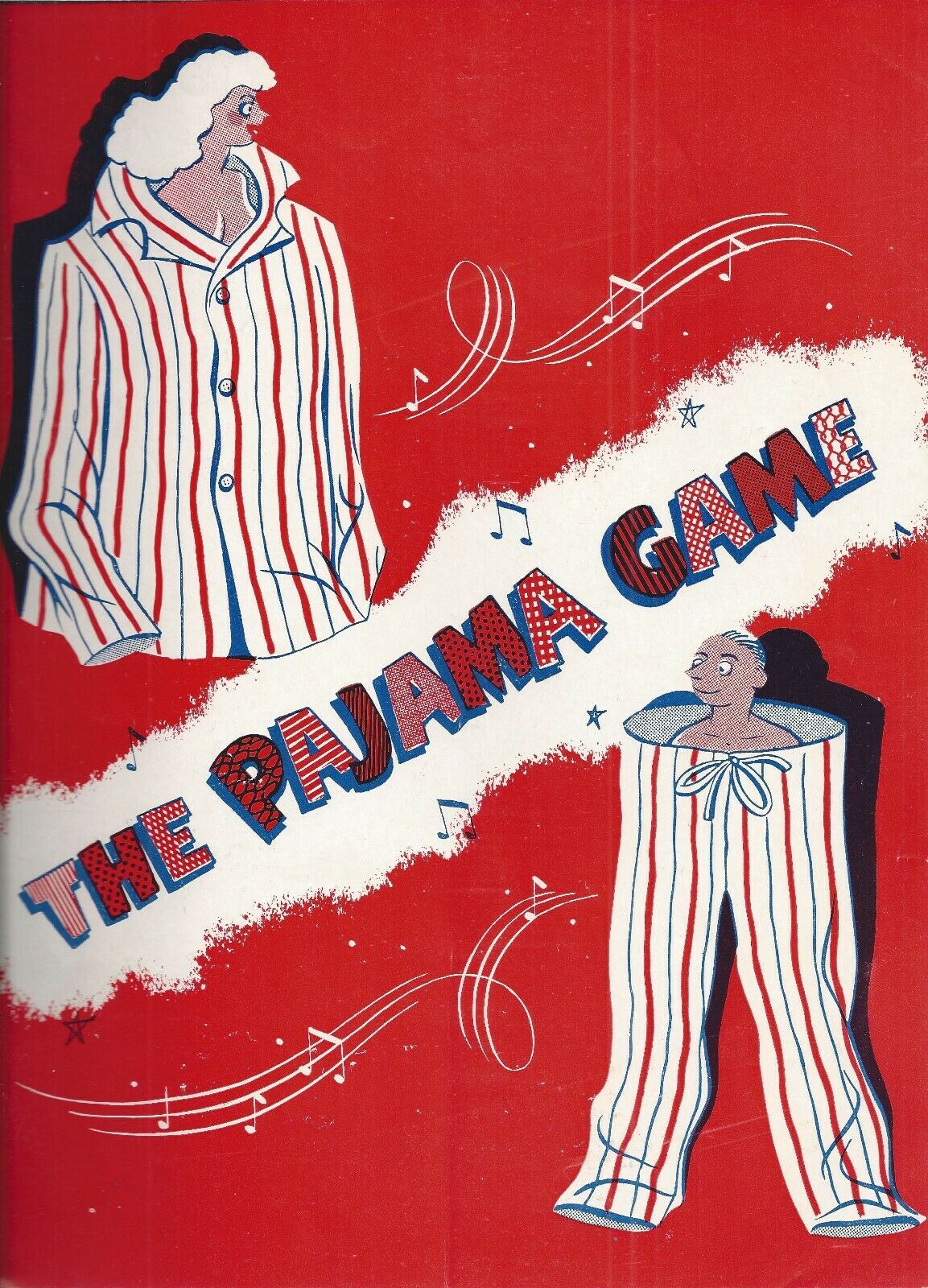 Hershey Community Theater "the Pajama Game" Sept 10, 1956 Souvenir Program