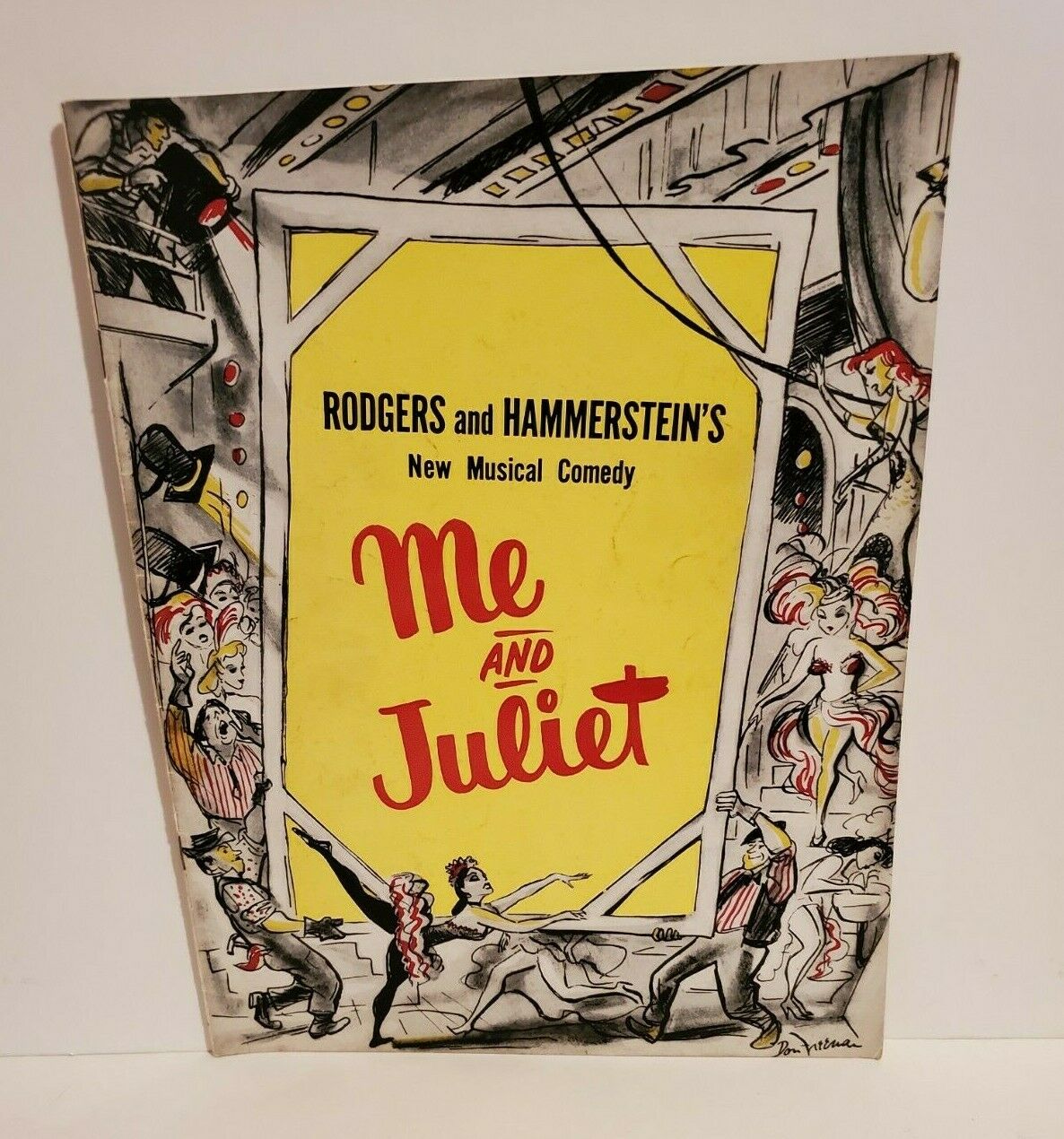 Vintage Rodgers Hammerstein Me And Juliet Broadway Musical Show Program 1953