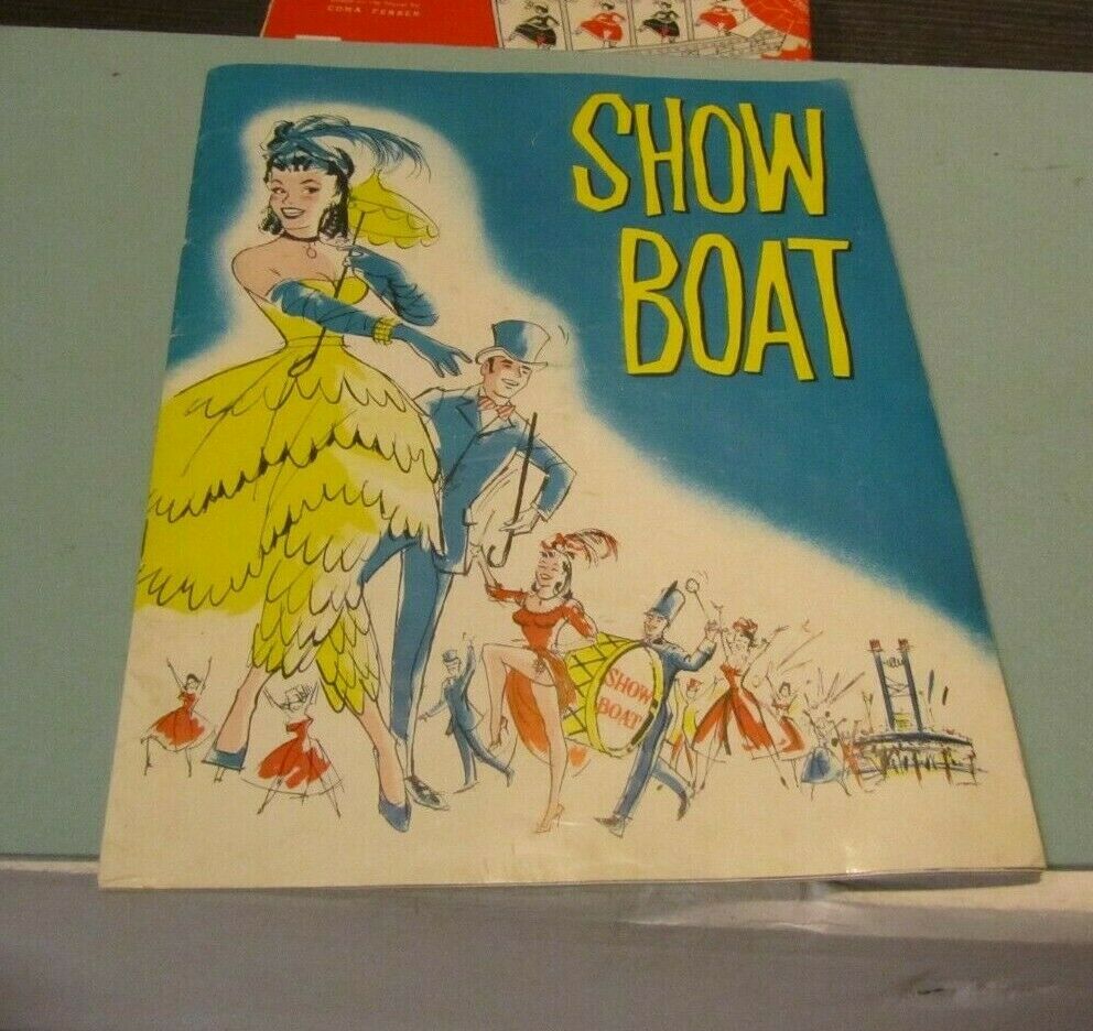 1956 Show Boat Jones Beach Marine Theatre Blue Souvenir Program Guy Lombardo